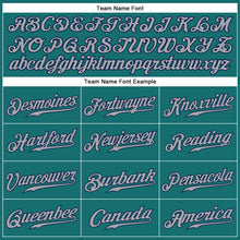 Загрузить изображение в средство просмотра галереи, Custom Aqua Gray-Navy Authentic Sleeveless Baseball Jersey