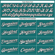 Загрузить изображение в средство просмотра галереи, Custom Aqua White-Black Authentic Sleeveless Baseball Jersey