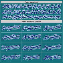 Загрузить изображение в средство просмотра галереи, Custom Teal Royal-White Authentic Baseball Jersey