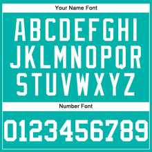 Загрузить изображение в средство просмотра галереи, Custom Aqua White Authentic Baseball Jersey