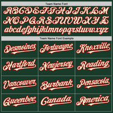 Charger l'image dans la galerie, Custom Green Cream-Red 3 Colors Arm Shapes Authentic Baseball Jersey