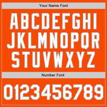 Загрузить изображение в средство просмотра галереи, Custom Orange White-Gray 3 Colors Arm Shapes Authentic Baseball Jersey
