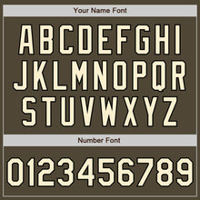 Загрузить изображение в средство просмотра галереи, Custom Olive Cream-Black 3 Colors Arm Shapes Authentic Salute To Service Baseball Jersey