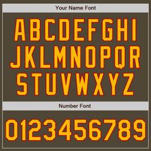 Загрузить изображение в средство просмотра галереи, Custom Olive Gold-Red 3 Colors Arm Shapes Authentic Salute To Service Baseball Jersey