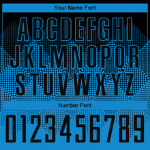 Загрузить изображение в средство просмотра галереи, Custom Blue Black Round Neck Sublimation Basketball Suit Jersey