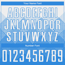 Загрузить изображение в средство просмотра галереи, Custom Powder Blue White Round Neck Sublimation Basketball Suit Jersey