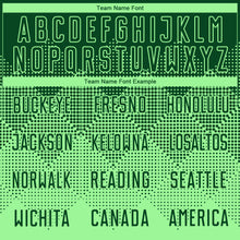 Laden Sie das Bild in den Galerie-Viewer, Custom Pea Green Green Round Neck Sublimation Basketball Suit Jersey