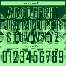 Laden Sie das Bild in den Galerie-Viewer, Custom Pea Green Green Round Neck Sublimation Basketball Suit Jersey