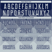 Charger l'image dans la galerie, Custom Navy Silver Round Neck Sublimation Basketball Suit Jersey