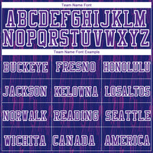 Load image into Gallery viewer, Custom Purple White Round Neck Sublimation Basketball Suit Jersey