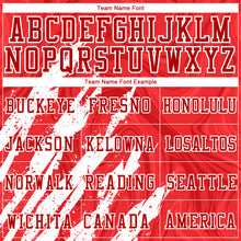 Загрузить изображение в средство просмотра галереи, Custom Red White Round Neck Sublimation Basketball Suit Jersey