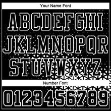 Load image into Gallery viewer, Custom Black White Round Neck Sublimation Basketball Suit Jersey