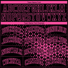 Charger l'image dans la galerie, Custom Black Pink Round Neck Sublimation Basketball Suit Jersey