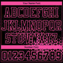 Charger l'image dans la galerie, Custom Black Pink Round Neck Sublimation Basketball Suit Jersey