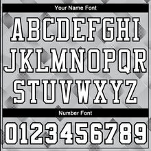 Laden Sie das Bild in den Galerie-Viewer, Custom Gray White-Black Round Neck Sublimation Basketball Suit Jersey