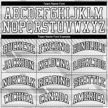 Laden Sie das Bild in den Galerie-Viewer, Custom Gray White-Black Round Neck Sublimation Basketball Suit Jersey