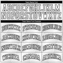 Laden Sie das Bild in den Galerie-Viewer, Custom Gray White-Black Round Neck Sublimation Basketball Suit Jersey