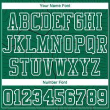 Загрузить изображение в средство просмотра галереи, Custom Kelly Green White Round Neck Sublimation Basketball Suit Jersey