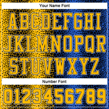 Load image into Gallery viewer, Custom Black Gold-Royal Animal Fur Print Round Neck Sublimation Basketball Suit Jersey