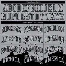 Load image into Gallery viewer, Custom Gray Black Color Splash Round Neck Sublimation Basketball Suit Jersey