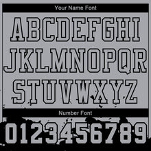 Load image into Gallery viewer, Custom Gray Black Color Splash Round Neck Sublimation Basketball Suit Jersey