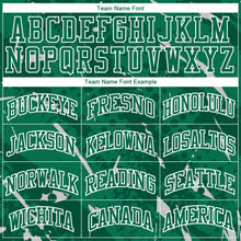 Загрузить изображение в средство просмотра галереи, Custom Green White Bright Lines Round Neck Sublimation Basketball Suit Jersey