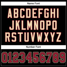 Загрузить изображение в средство просмотра галереи, Custom Black Cardinal-Cream Mesh Authentic Football Jersey