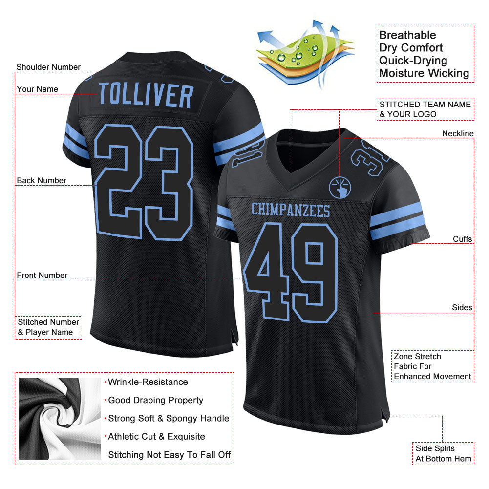 football jersey black
