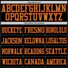 Load image into Gallery viewer, Custom Black Old Gold-Red Mesh Authentic Football Jersey