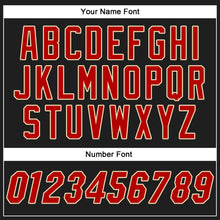 Load image into Gallery viewer, Custom Black Red-Cream Authentic Baseball Jersey