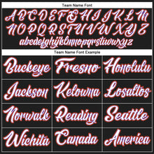 Load image into Gallery viewer, Custom Black White-Orange Authentic Baseball Jersey