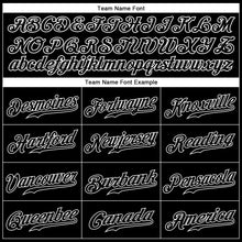 Laden Sie das Bild in den Galerie-Viewer, Custom Black Black-White Authentic Sleeveless Baseball Jersey