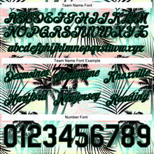 Загрузить изображение в средство просмотра галереи, Custom Black Black-Kelly Green 3D Pattern Design Tropical Palm Leaves Authentic Basketball Shorts