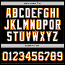 Load image into Gallery viewer, Custom Black White-Gold Authentic Baseball Jersey