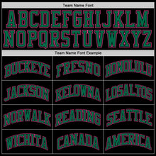 Laden Sie das Bild in den Galerie-Viewer, Custom Black Pink-Kelly Green Authentic Throwback Basketball Jersey