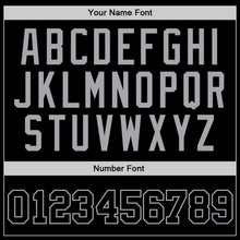 Charger l'image dans la galerie, Custom Black Black-Gray Authentic Throwback Basketball Jersey