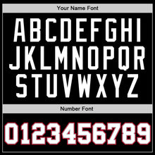 Charger l'image dans la galerie, Custom Black White-Red Authentic Throwback Basketball Jersey