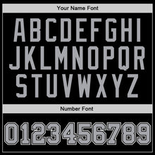 Charger l'image dans la galerie, Custom Black Gray-White Authentic Throwback Basketball Jersey