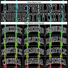 Загрузить изображение в средство просмотра галереи, Custom Black Black-Red Round Neck Sublimation Basketball Suit Jersey