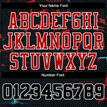 Charger l'image dans la galerie, Custom Black Black-Red Round Neck Sublimation Basketball Suit Jersey