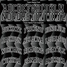 Загрузить изображение в средство просмотра галереи, Custom Black Black-Gray Round Neck Sublimation Basketball Suit Jersey