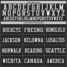 Laden Sie das Bild in den Galerie-Viewer, Custom Black White Mesh Authentic Football Jersey