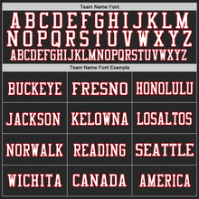 Laden Sie das Bild in den Galerie-Viewer, Custom Black White-Red Mesh Authentic Football Jersey