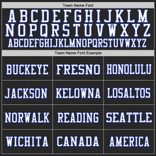 Laden Sie das Bild in den Galerie-Viewer, Custom Black Royal-White Mesh Authentic Football Jersey