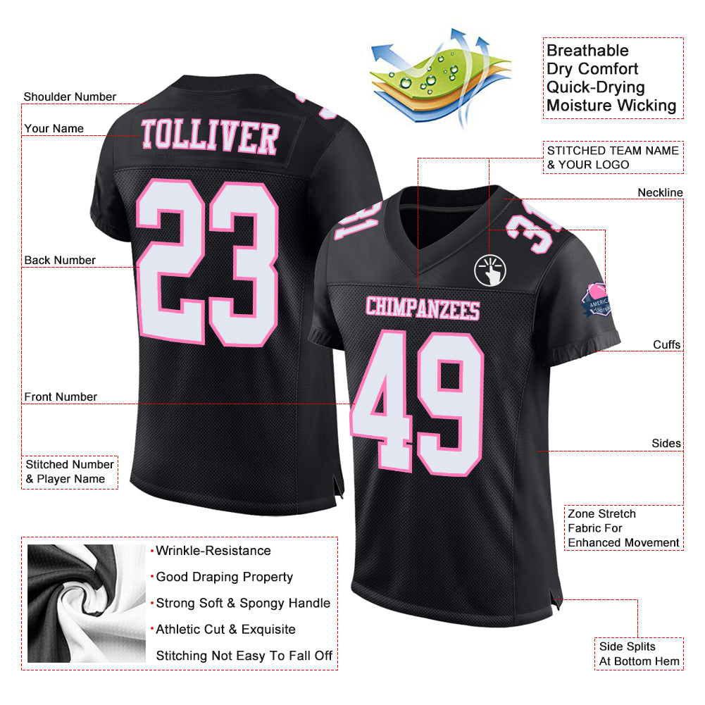 pink raiders jersey