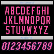 Load image into Gallery viewer, Custom Black Pink-Purple Performance T-Shirt