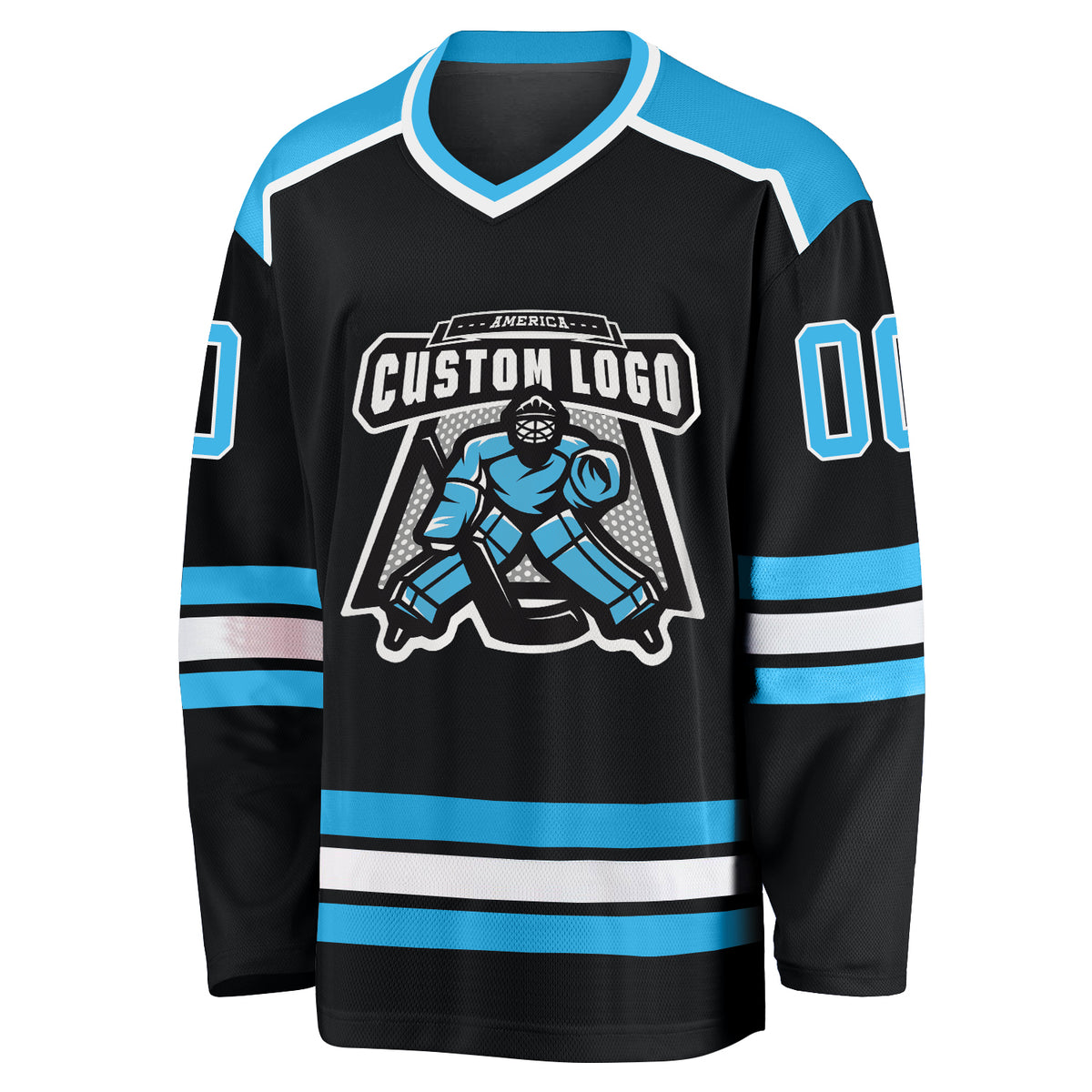 Custom Jerseys Hockey Shirt Cheap Team Hockey Jerseys Custom Black