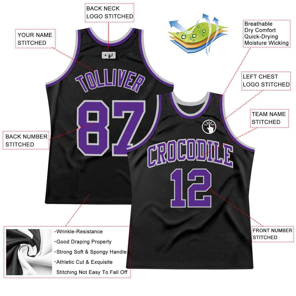 sacramento kings black and purple jersey
