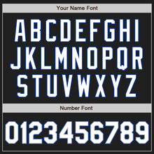 Load image into Gallery viewer, Custom Black White Gray-Royal Authentic Baseball Jersey