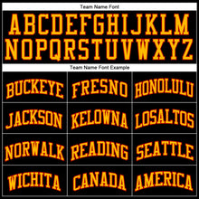 Загрузить изображение в средство просмотра галереи, Custom Black Red Pinstripe Gold-Red Authentic Basketball Jersey